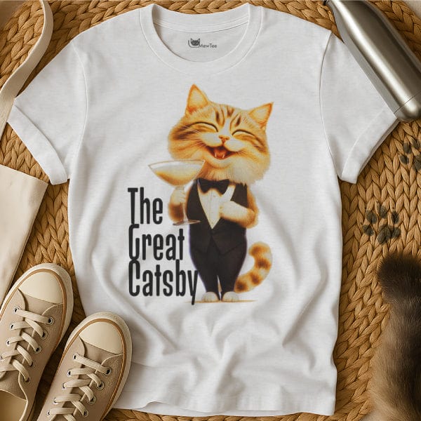 MewTee White / S Great Gatsby Shirt | Cat Tee