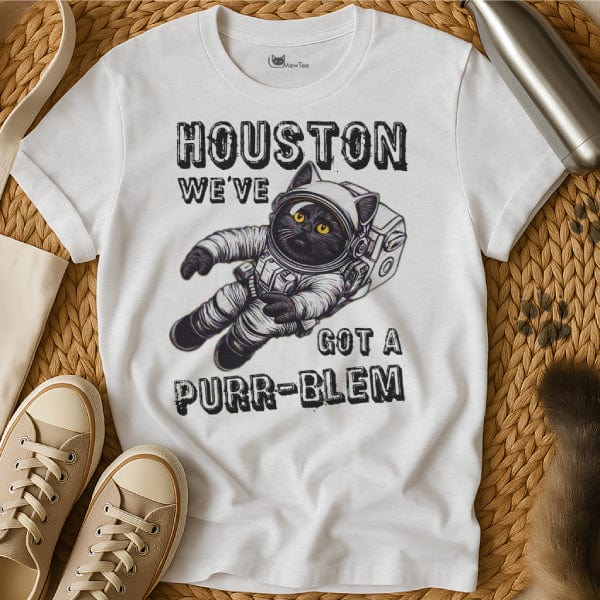 MewTee White / S Houston Shirt | Cat Tee