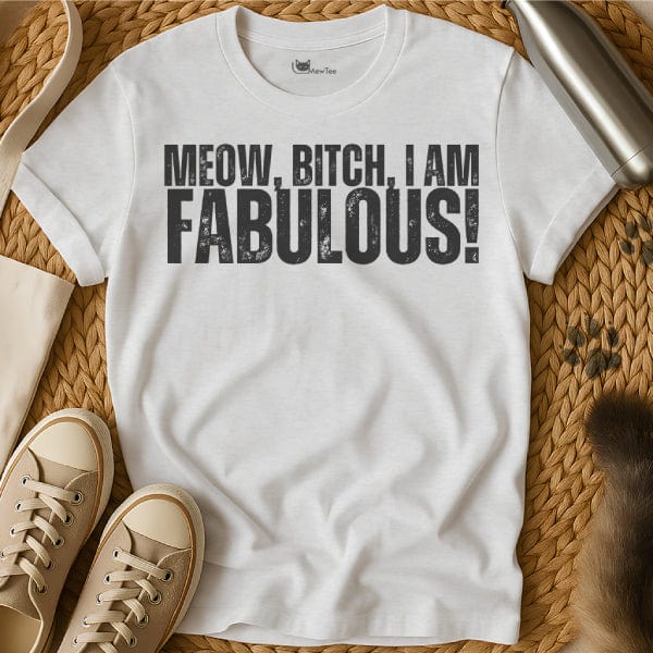MewTee White / S I Am Fabulous Shirt | Cat Tee
