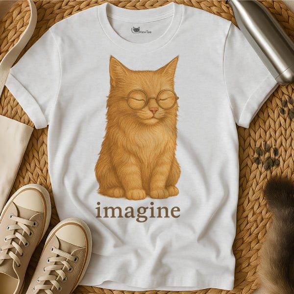 MewTee White / S Imagine T Shirt | Cat Tee