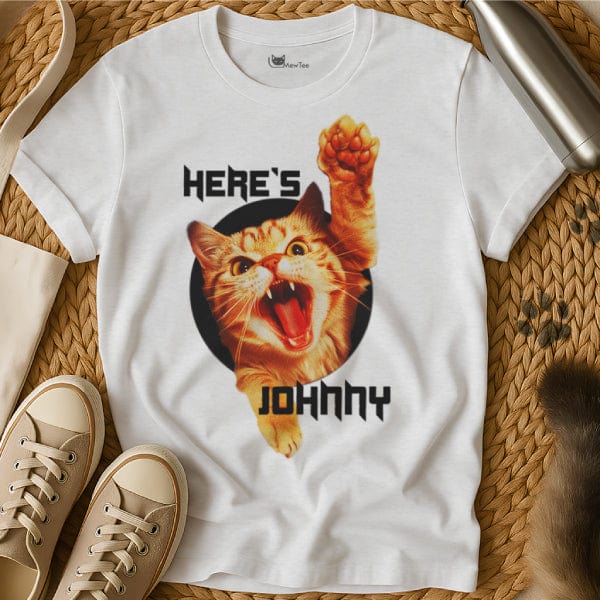 MewTee White / S Johnny Shirt | Cat Tee