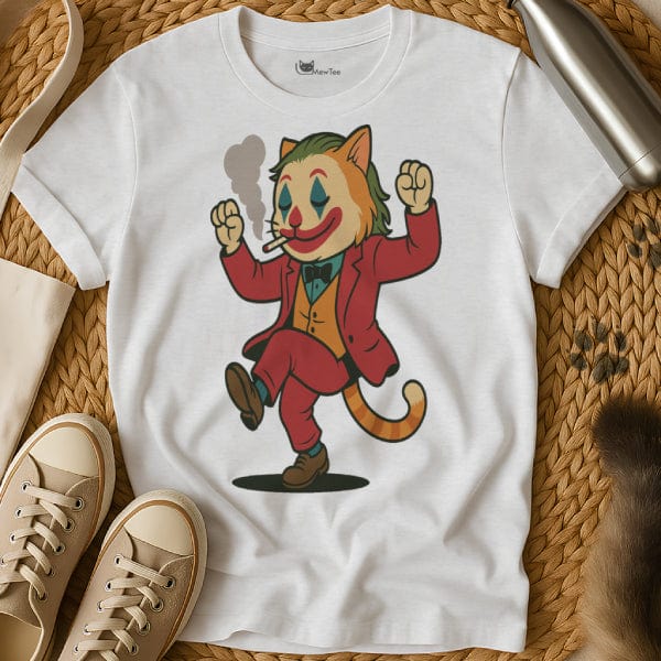 MewTee White / S Joker T Shirt | Cat Tee