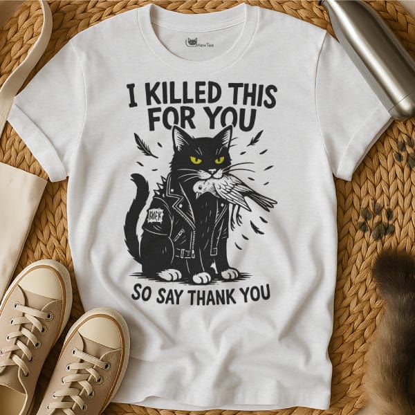 MewTee White / S Killer Shirt | Cat Tee