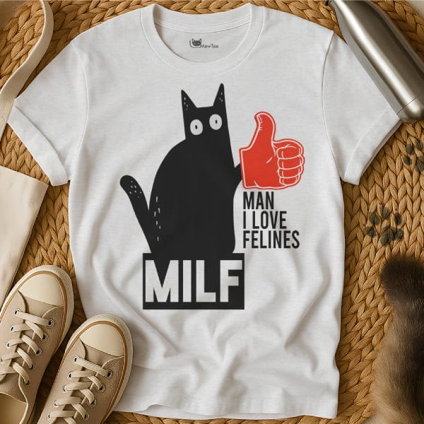 MewTee White / S MILF Shirt | Cat Tee