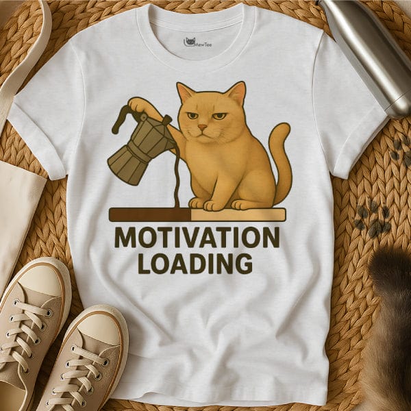 MewTee White / S Motivation Shirt | Cat Tee