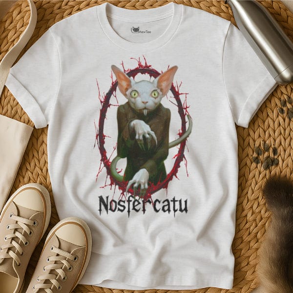 MewTee White / S Nosferatu Shirt | Cat Tee
