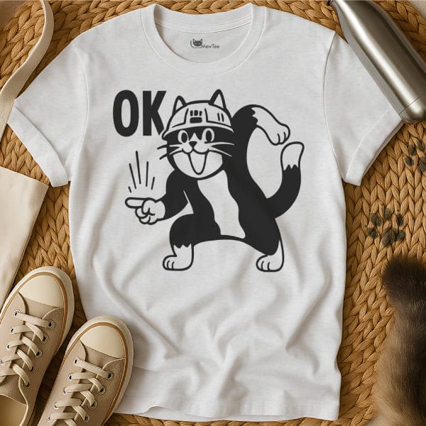 MewTee White / S OK Shirt | Cat Tee