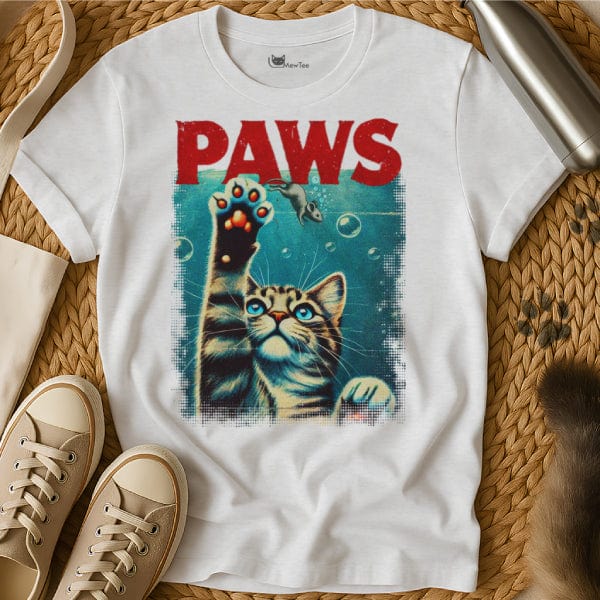 MewTee White / S Paws Shirt | Cat Tee