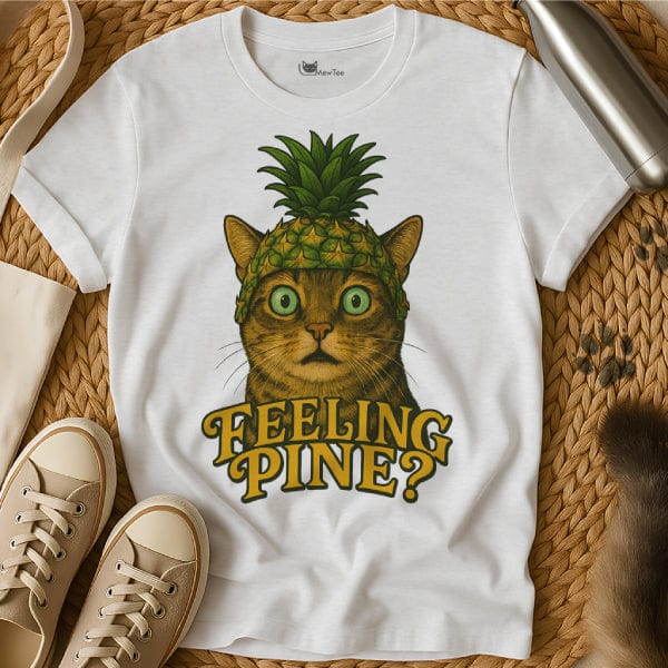MewTee White / S Pineapple T Shirt | Cat Tee