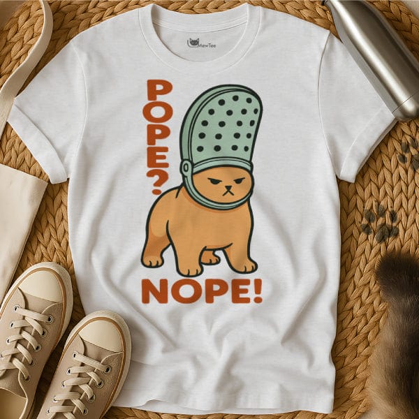 MewTee White / S Pope Shirt | Cat Tee