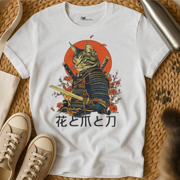 MewTee White / S Samurai Cat Shirt | Cat Tee