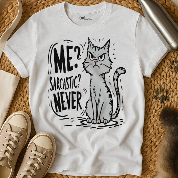 MewTee White / S Sarcastic T Shirt | Cat Tee