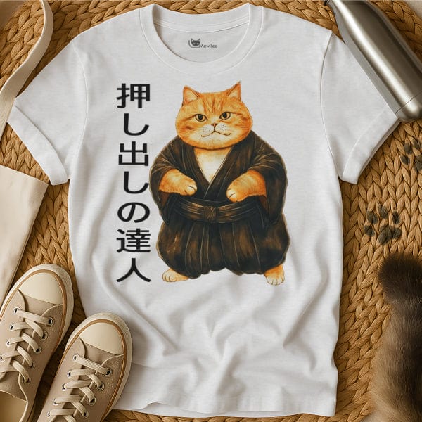 MewTee White / S Sumo Cat Shirt | Cat Tee