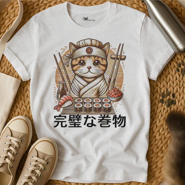 MewTee White / S Sushi Shirt | Cat Tee