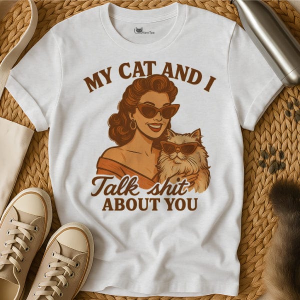 MewTee White / S Talking Shit Shirt