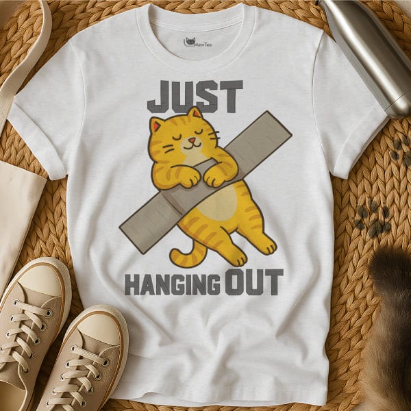 MewTee White / S Tape Cat Tee