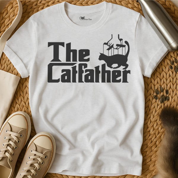 MewTee White / S The Catfather Shirt | Cat Tee