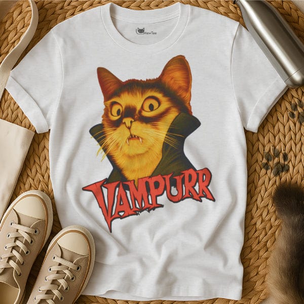 MewTee White / S Vampurr T-Shirt | Cat Tee