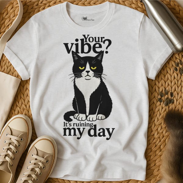 MewTee White / S Vibe T Shirt | Cat Tee