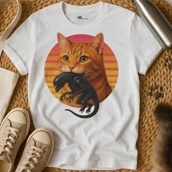 MewTee White / S Xenomorph Shirt | Cat Tee