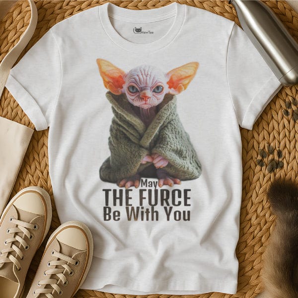 MewTee White / S Yoda T Shirt | Cat Tee