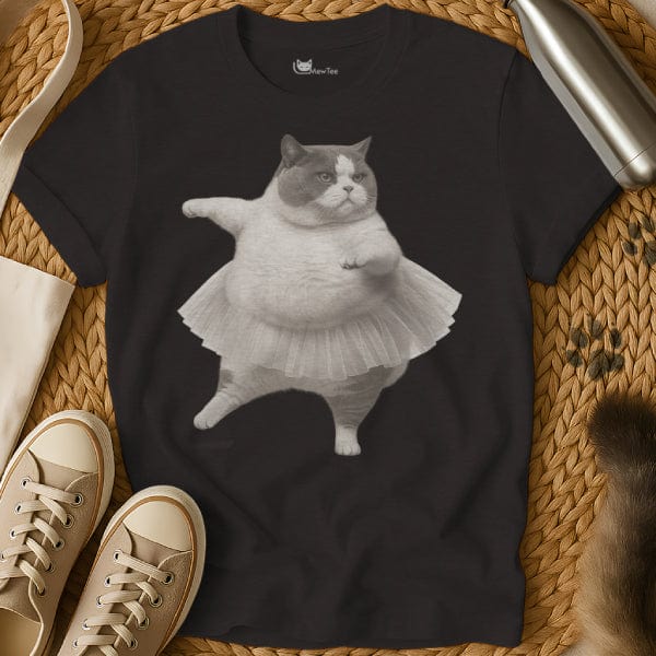 MewTee Black / S Ballet Shirt | Cat Tee