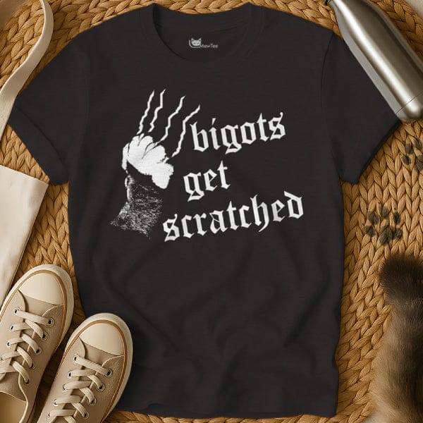 MewTee Black / S Bigots Get Scratched Shirt