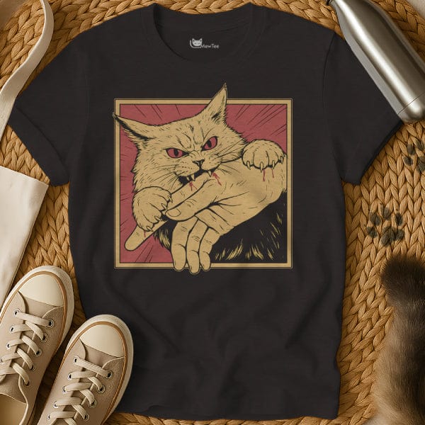 MewTee Black / S Bite Shirt | Cat Tee