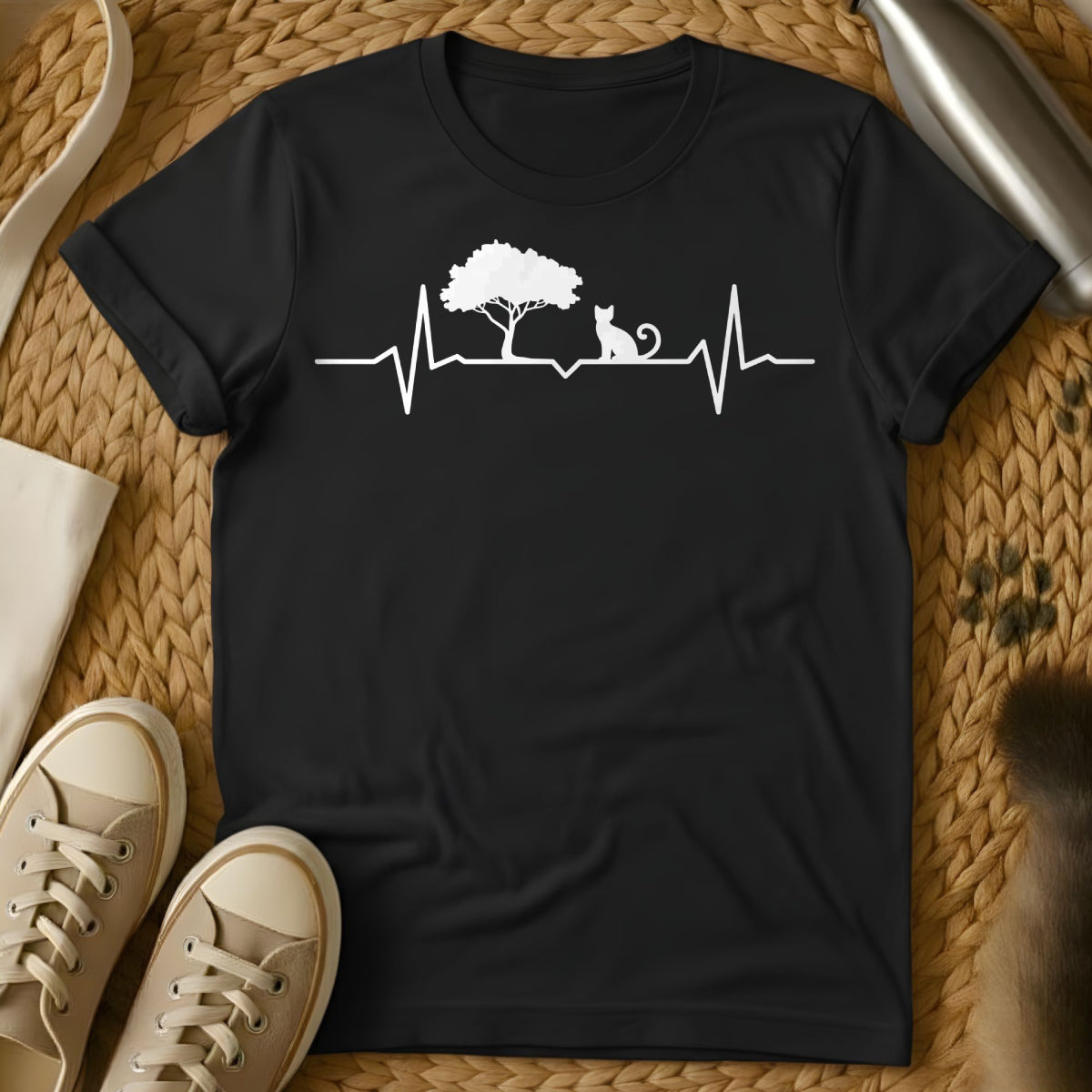 MewTee Black / S Bonsai Cat Shirt | Cat Tee