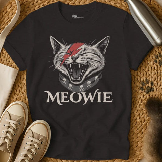 MewTee Black / S Bowie Cat Shirt