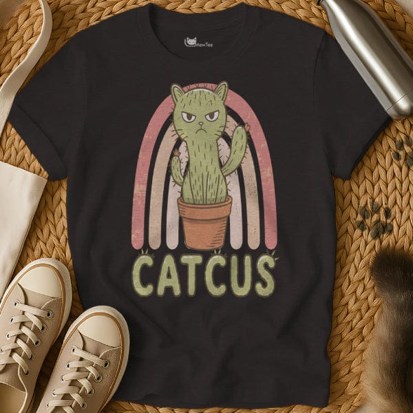 MewTee Black / S Cactus Shirt | Cat Tee