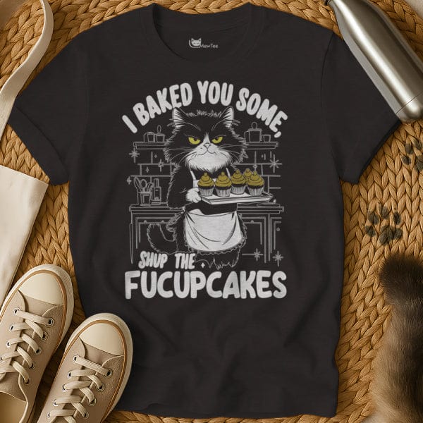 MewTee Black / S Cake T Shirt | Cat Tees