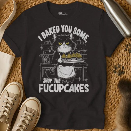 MewTee Black / S Cake T Shirt | Cat Tees