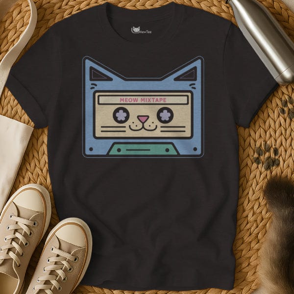MewTee Black / S Cassette T Shirt