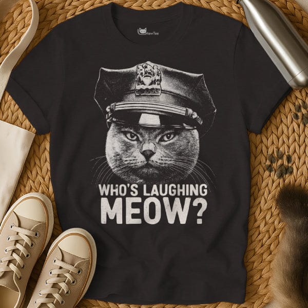 MewTee Black / S Cat Cop Shirt