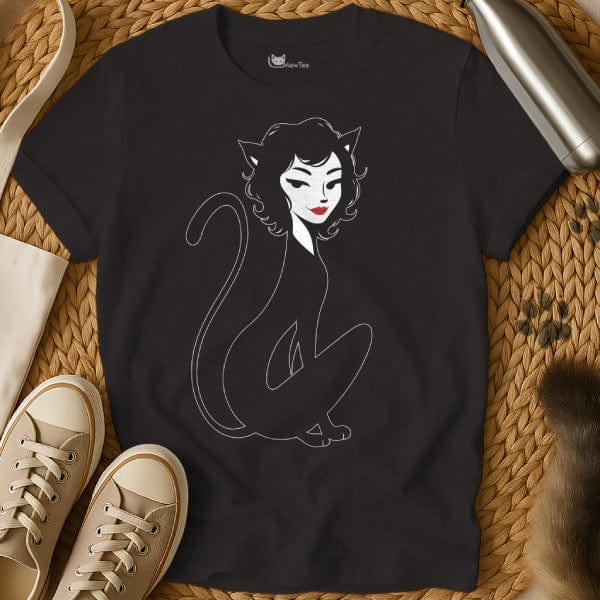 MewTee Black / S Cat Lady Shirt | Cat Tee