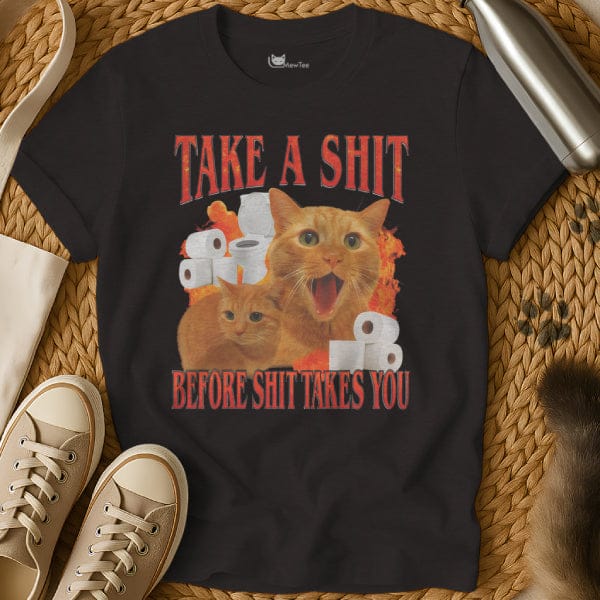 MewTee Black / S Cat Shit Shirt