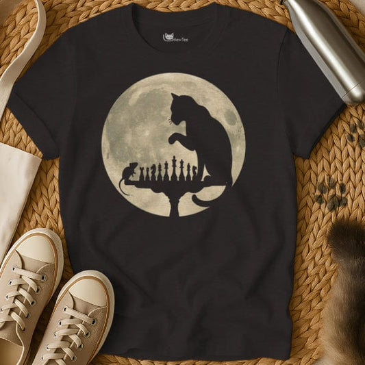 MewTee Black / S Chess Shirt | Cat Tee