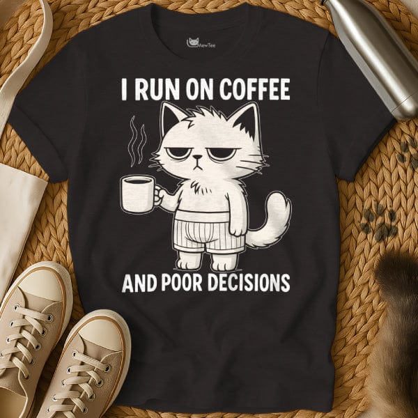 MewTee Black / S Coffee Shirt | Cat Tee