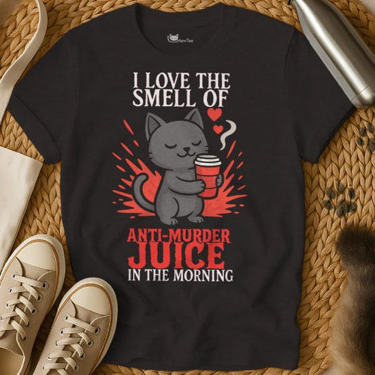 MewTee Black / S Coffee T Shirt | Cat Tee