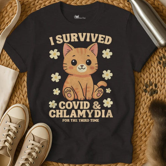 MewTee Black / S Covid Survivor Shirt