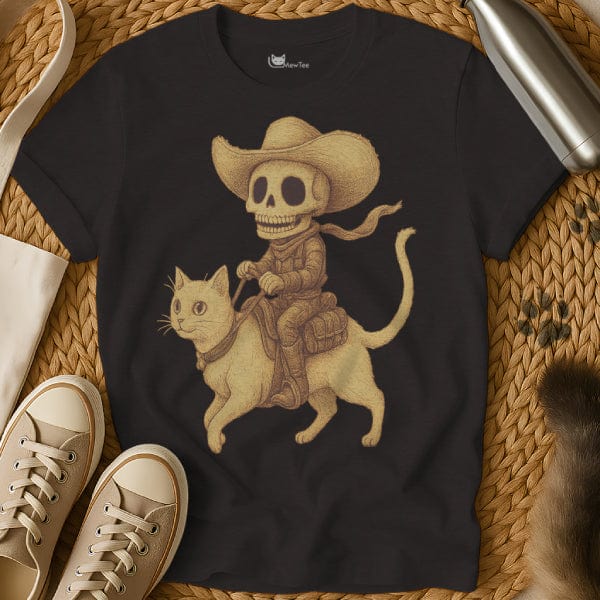 MewTee Black / S Cowboy Cat Shirt | Cat Tee
