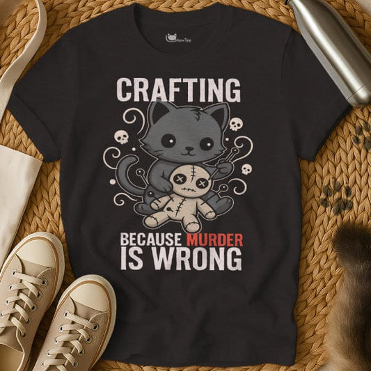 MewTee Black / S Crafting Shirt | Cat Tee