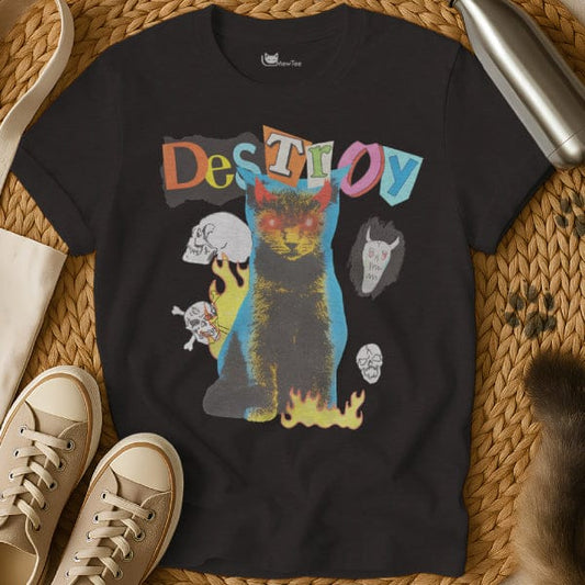 MewTee Black / S Destroy Shirt