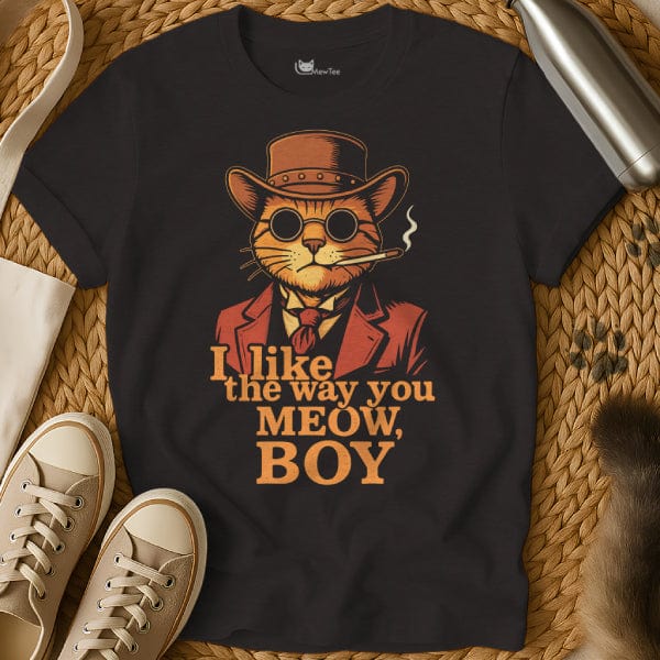 MewTee Black / S Django T Shirt | Cat Tee