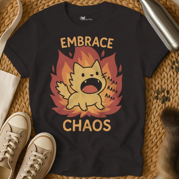 MewTee Black / S Embrace The Chaos Shirt | Cat Tee