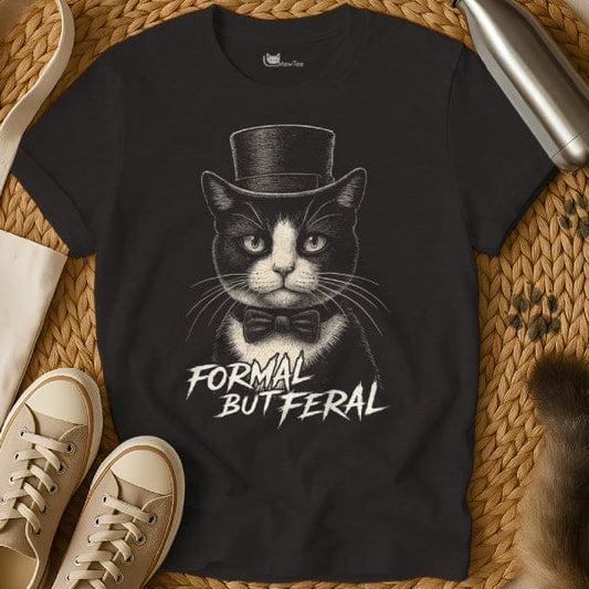 MewTee Black / S Formal Cat Shirt