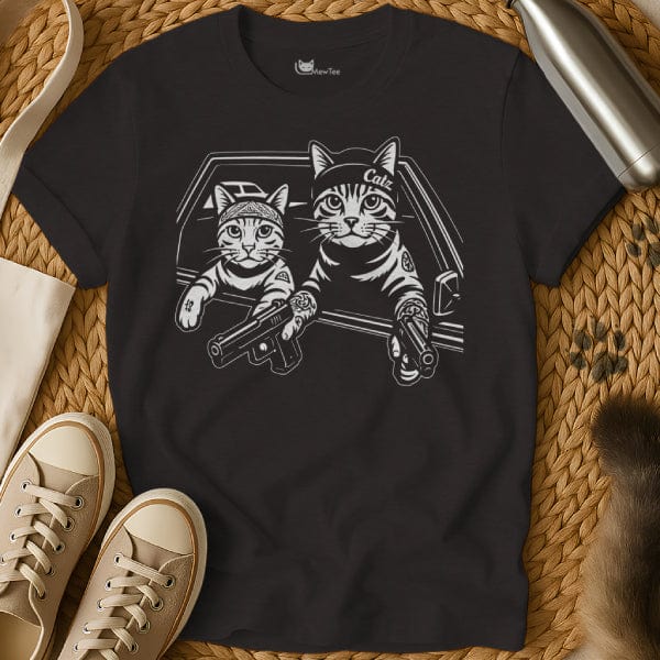 MewTee Black / S Gangster Cat Shirt