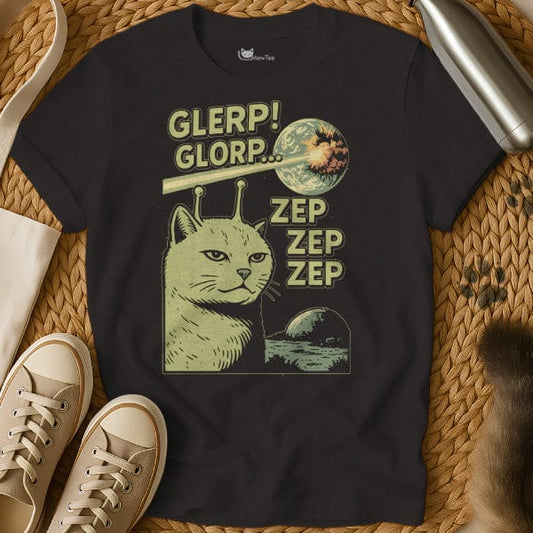 MewTee Black / S Gleep Glorp Cat Tee