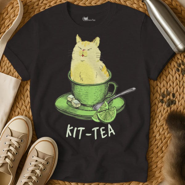 MewTee Black / S Kit Tea Shirt | Cat Tee